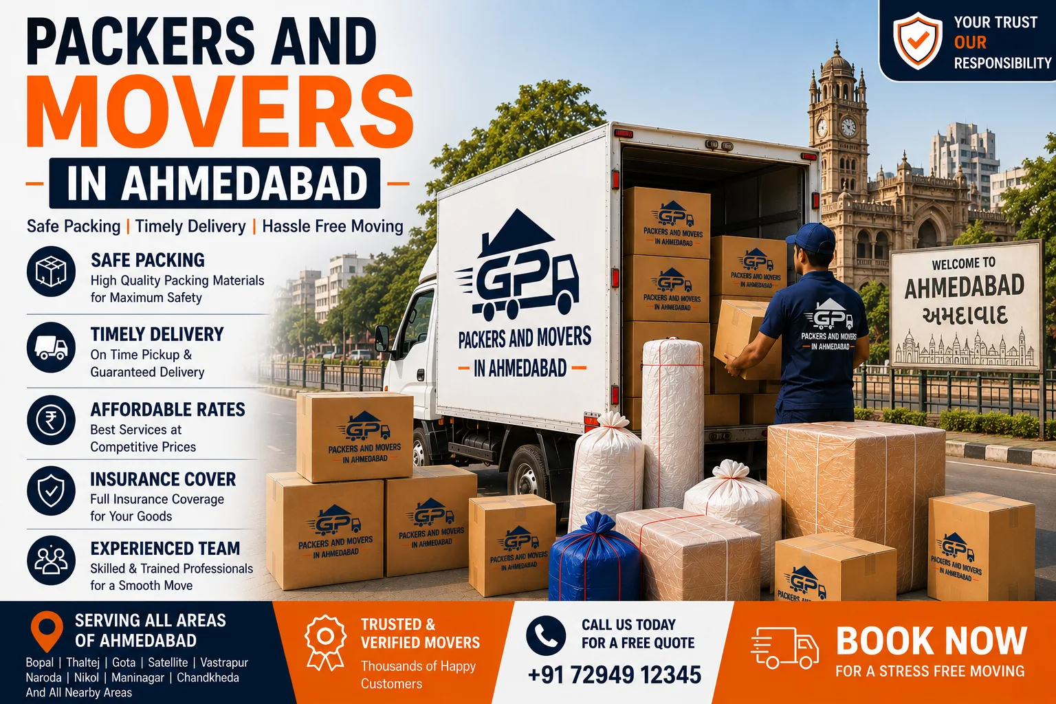Packers and Movers in Ahmedabad