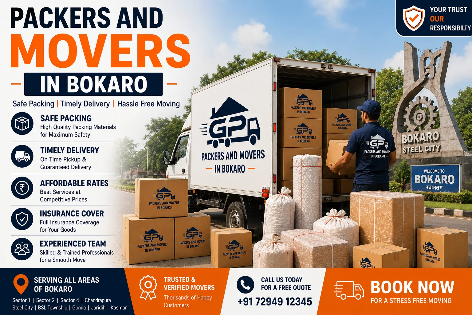 Packers and Movers in Bokaro