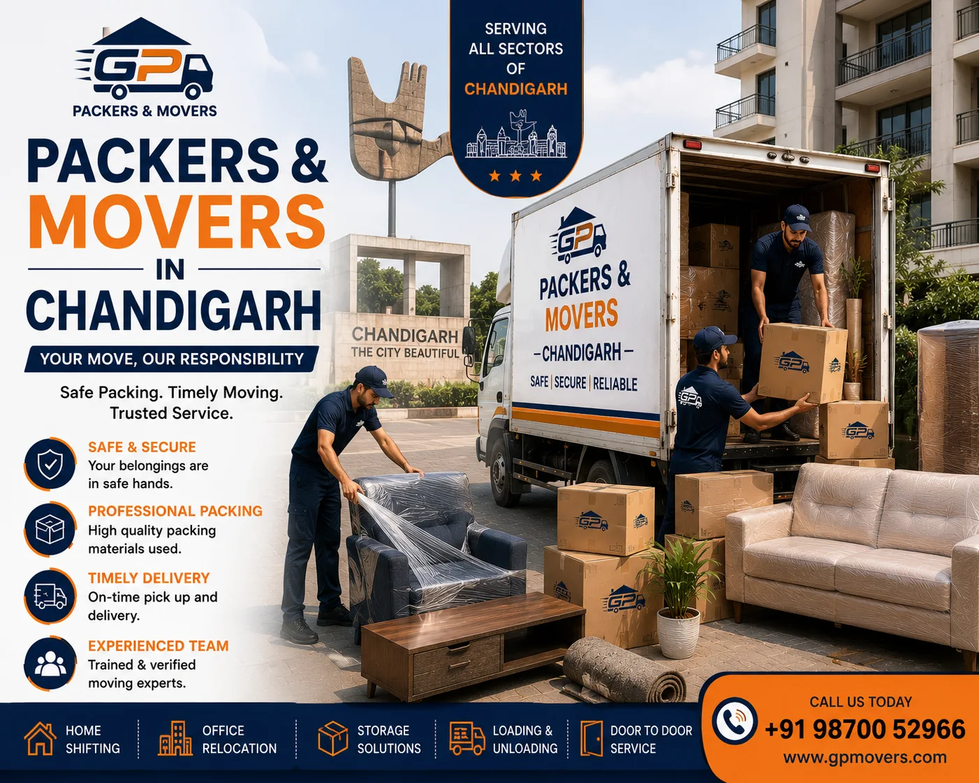 Packers and Movers in Chandigarh